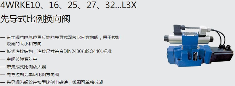SHLIXIN上海立新4WRKE10、16、25、27、32...L3X先導(dǎo)式比例換向閥